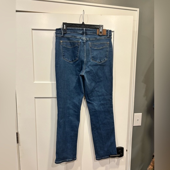 Judy Blue Dark Wash Straight Leg Jeans High Waist Jeans Size 15/32 - Picture 4 of 4